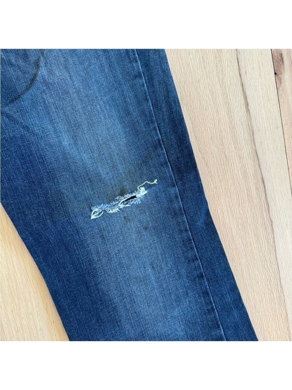 Levi’s 518 Superlow Dark Jeans Flare Wide Leg Size 32 - Picture 5 of 8